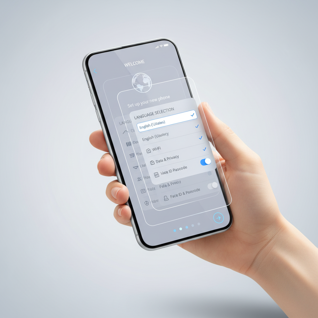 Opsætning af mobiltelefon