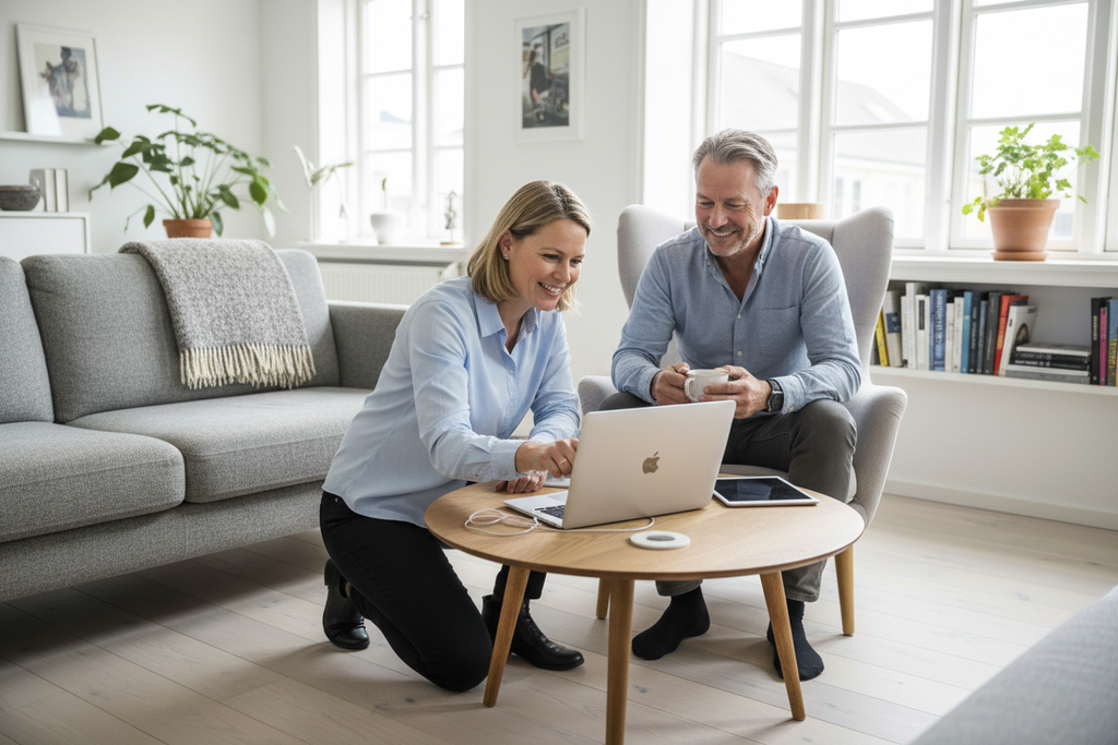 Support hos privat kunde